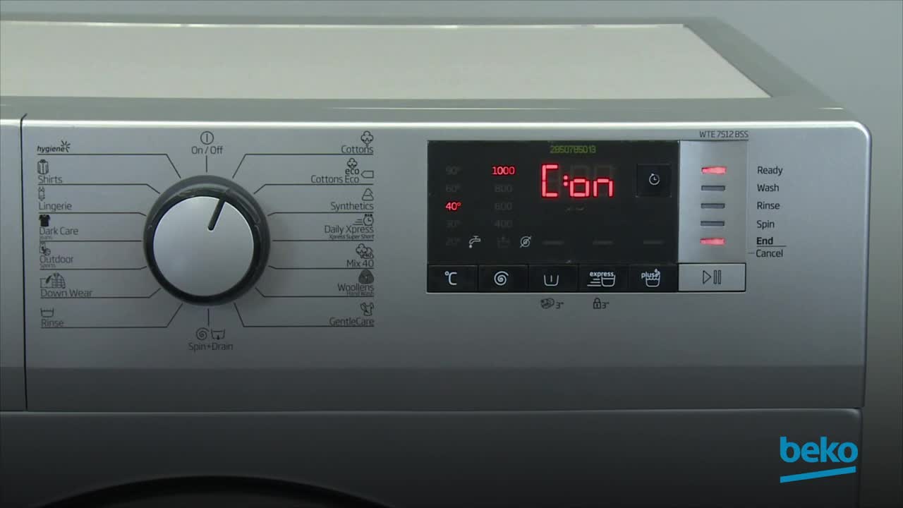 How to activate and deactivate childlock on my washing machine